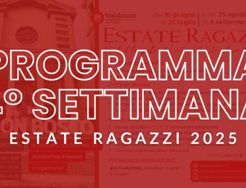 Programma 4° settimana Estate Ragazzi 2025