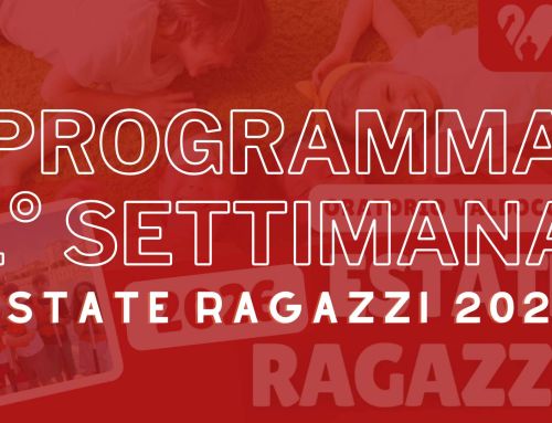 Programma 1° settimana Estate Ragazzi 2026
